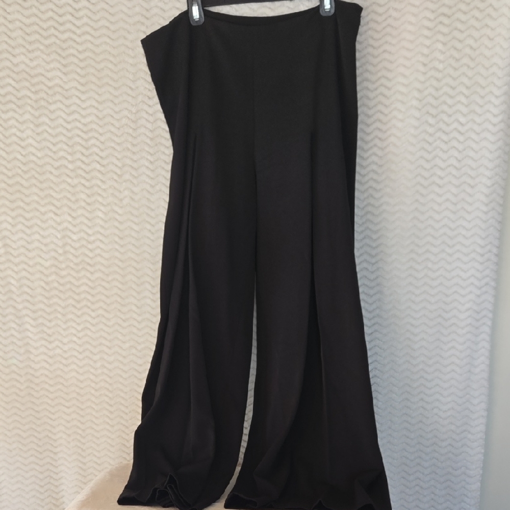 Lena Gabrielle Elegant Black Women's Wide-Leg Pants